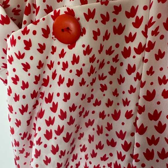 Vintage‎ 1980’s John Richard Red and white dress - Picture 7 of 10